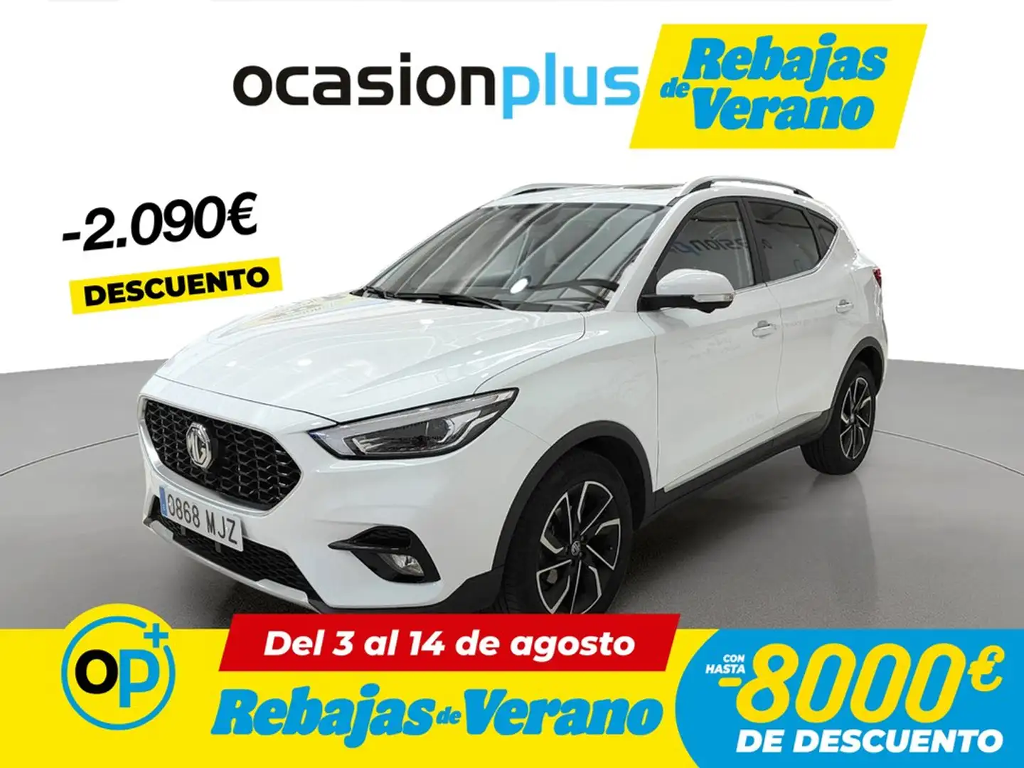 MG ZS 1.0 T-GDI Luxury 82kW Blanco - 1