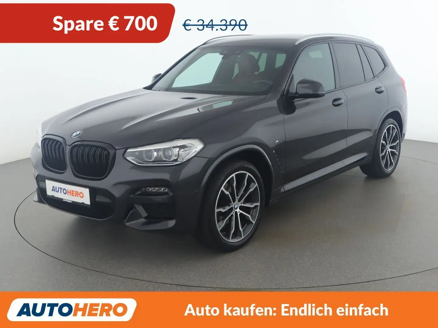 BMW X3 xDrive 20d Mild-Hybrid M Sport Schwarz - 1