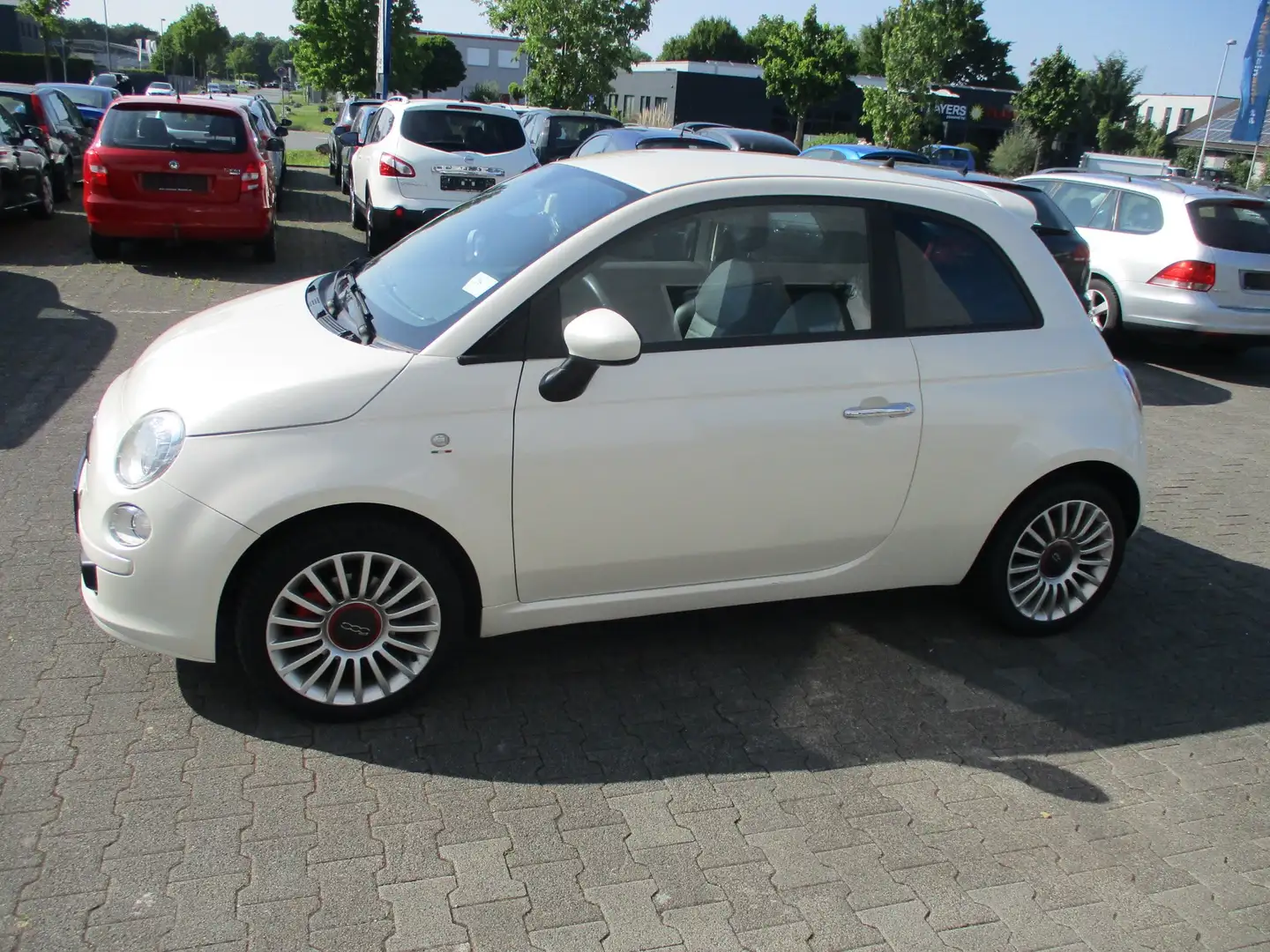 Fiat 500 1.4 16V Sport klima Alu Scheckheft Tüv 3/2027 Weiß - 1