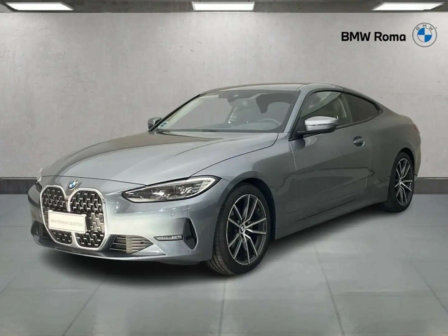 BMW 420 d Coupe mhev 48V Sport auto Argento - 1