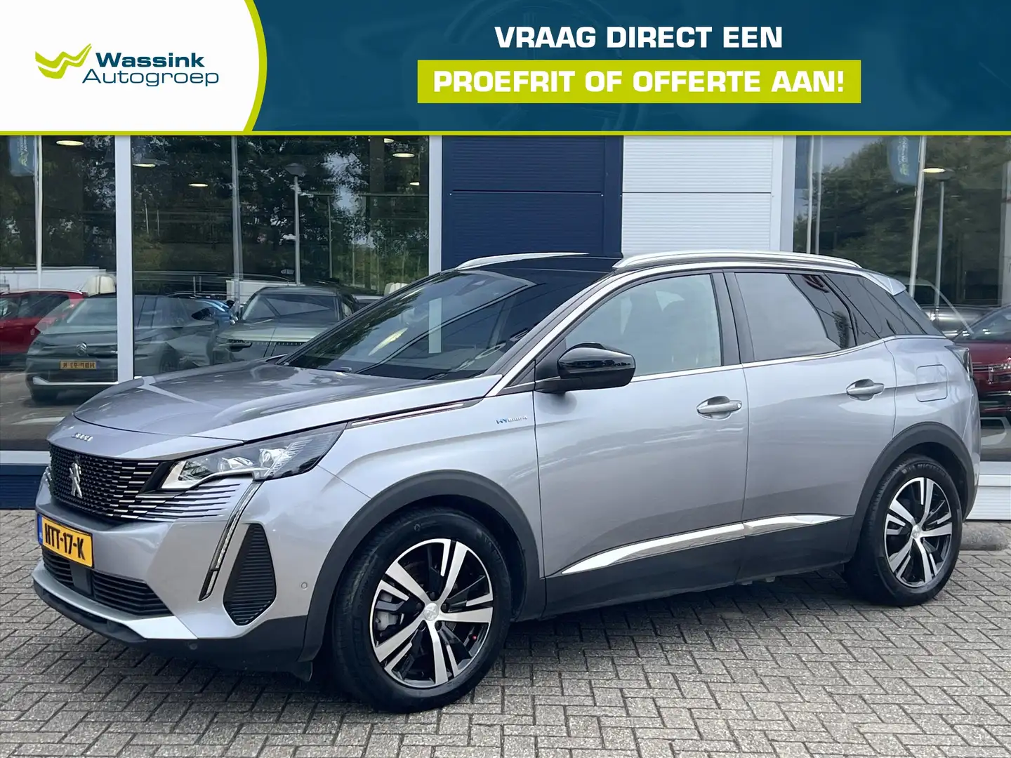 Peugeot 3008 | 1.6 Plug-in HYbrid4 300pk Automaat GT | Navigati Gris - 1
