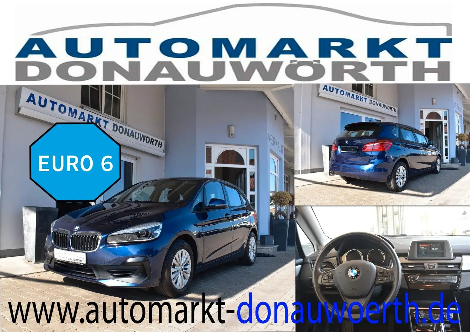 BMW 218 Aut Advantage Sitzhzg LED PDC Blau - 1
