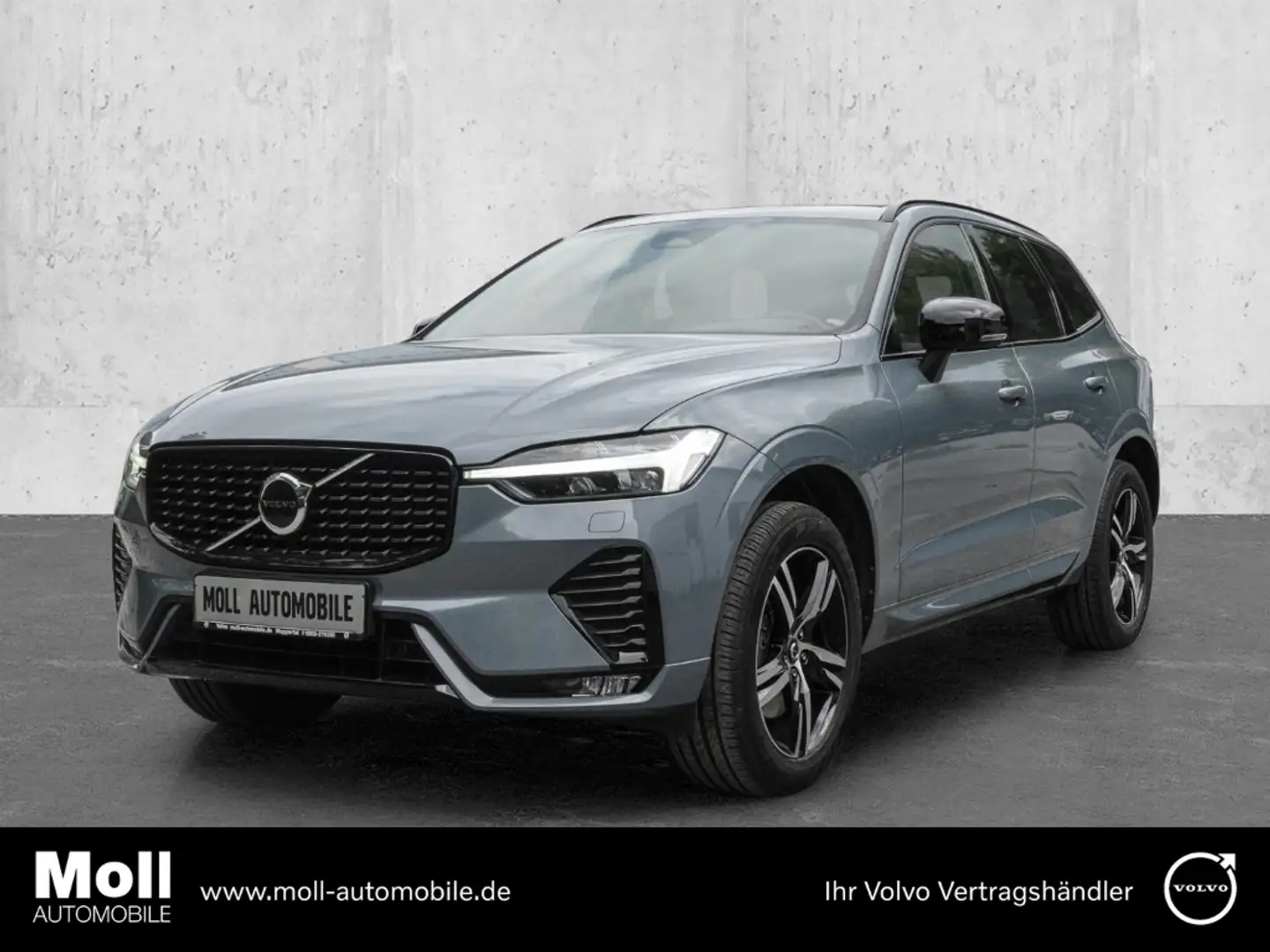 Volvo XC60 R-Design AWD B5 Diesel EU6d HUD AHK Navi Leder Dig Grau - 1