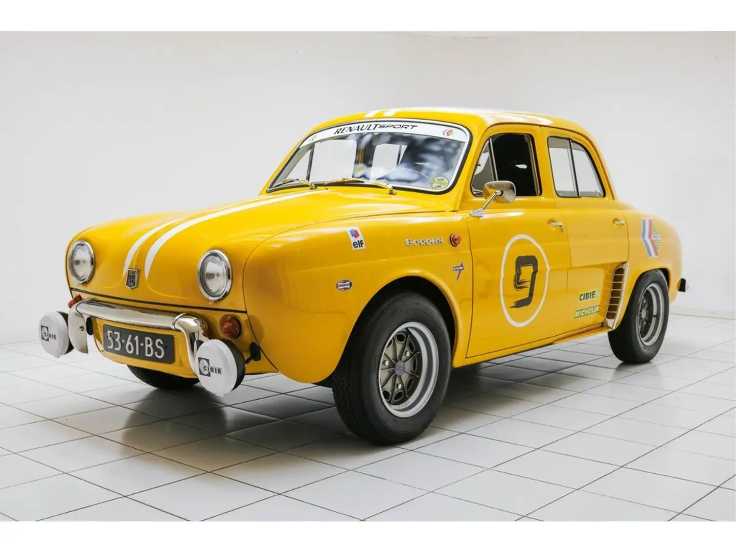 Oldtimer Renault dauphine gordini Geel - 1