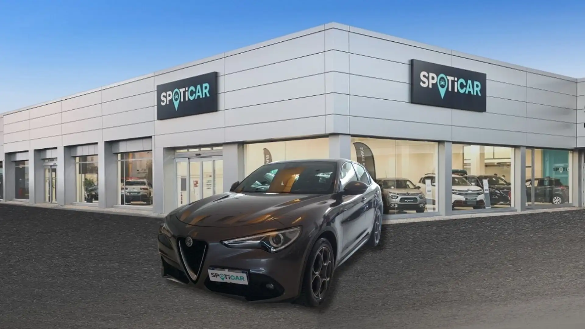 Alfa Romeo Stelvio 2.2 Turbo Business Grigio - 1