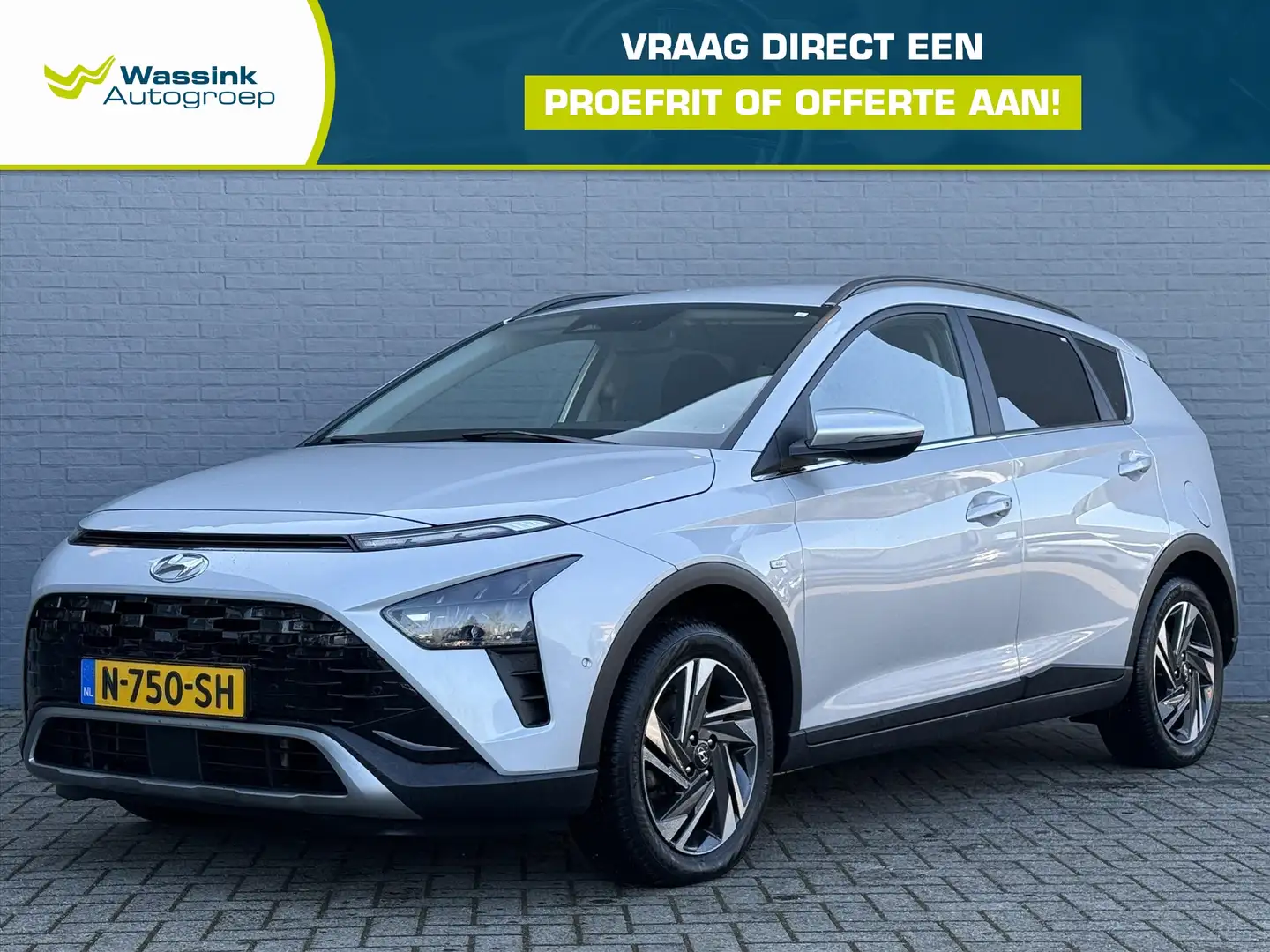 Hyundai BAYON 1.0 T-GDI 48V 100PK Premium | Stoel & Stuurverwarm Grijs - 1