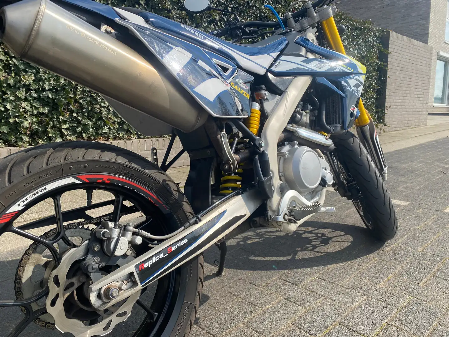 Rieju Marathon Supermoto Pro Blauw - 2