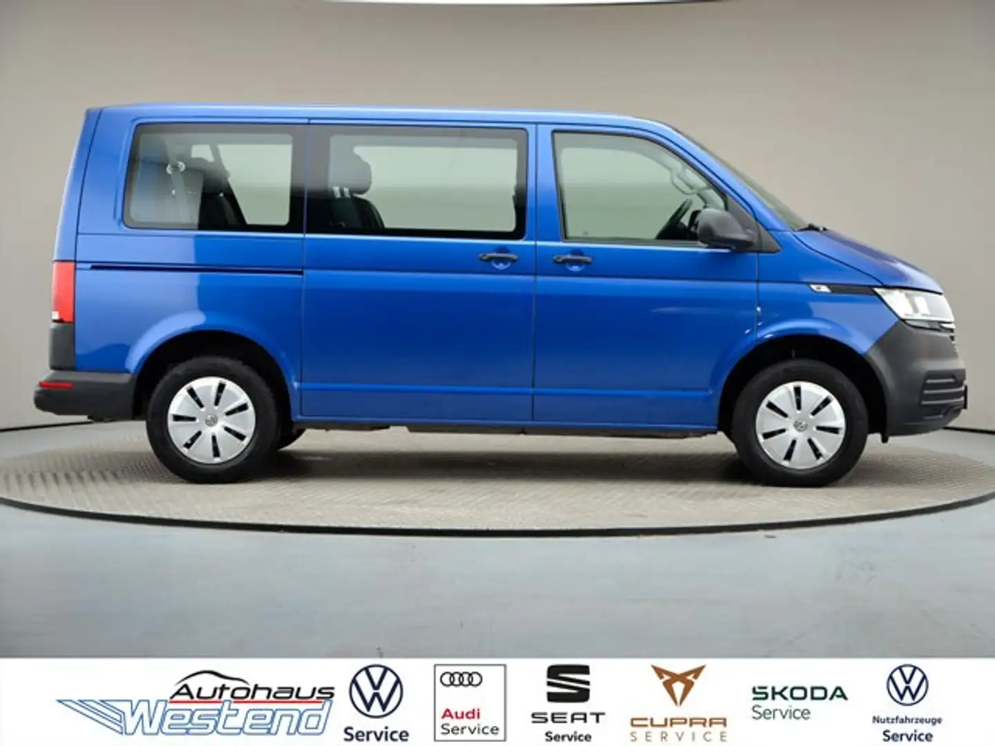 Volkswagen T6.1 Transporter Kombi 2.0l TDI 81kW 5-Gang 9 Sitzer Klima Blau - 2