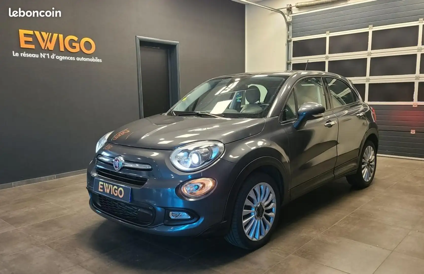 Fiat 500X LOUNGE 1.6 MJT 120ch 4X2 BVA6 Gris - 1