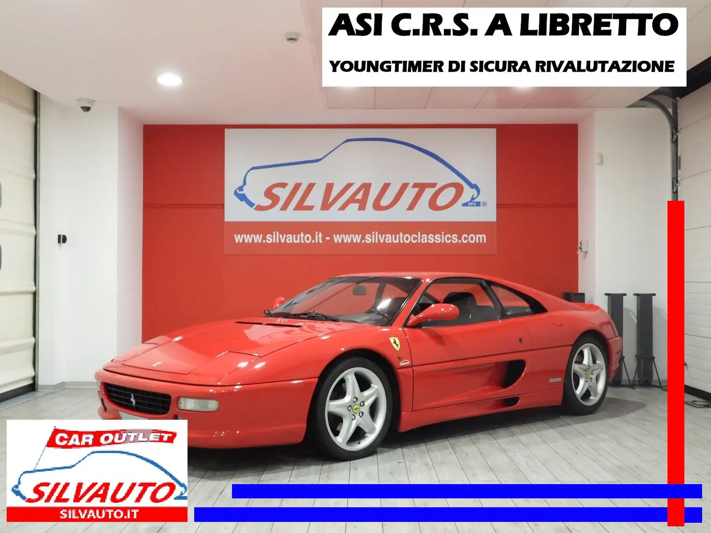 Ferrari F355 BERLINETTA CAMBIO MANUALE - CRS A LIBRETTO (1996) Rosso - 1