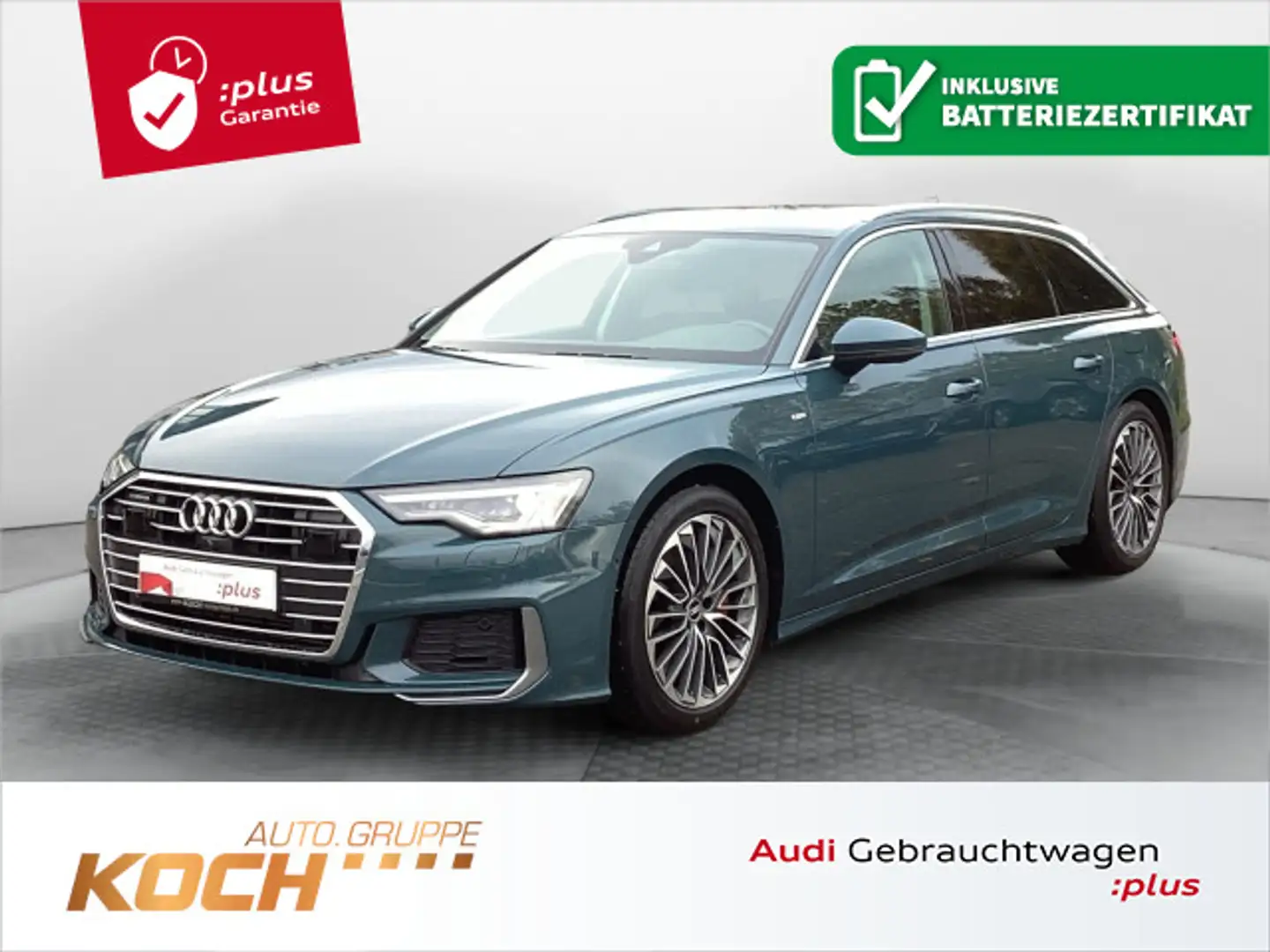 Audi A6 55 TFSI e q. S-Tronic S-Line, Matrix, A Grün - 1