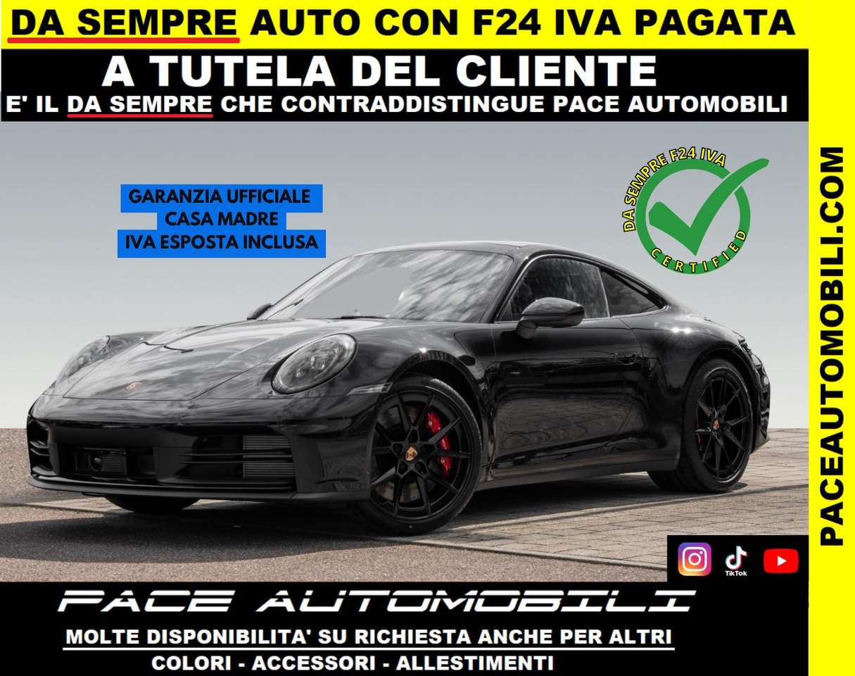 Porsche 992 911 992.2 S MY 2025 TETTO SPORT CHRONO I PDC ACC