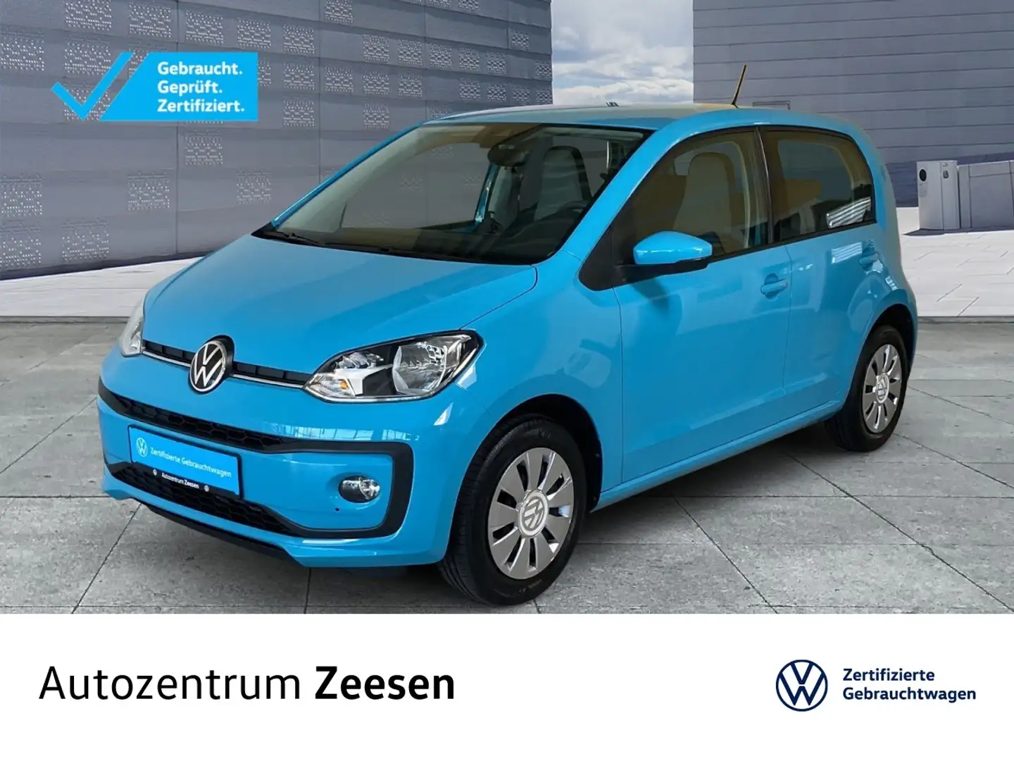 Volkswagen up! ! move up! 1.0 MPI+EPH+NSW+SHZ+USB+DAB+GRA+MFA Blau - 1