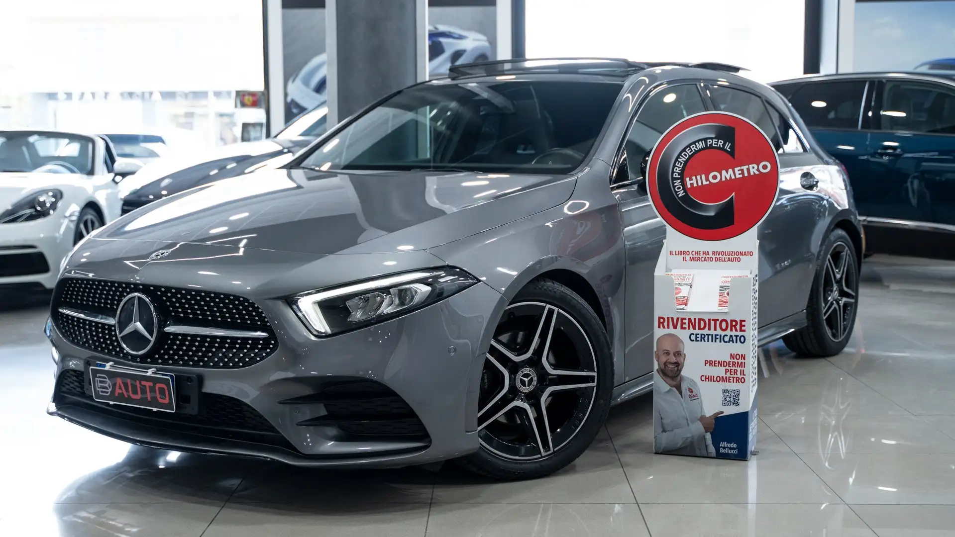 Mercedes-Benz A 200 D PREMIUM PLUS AMG TETTO PACK LUCI XENO NAVI FULL Grau - 1