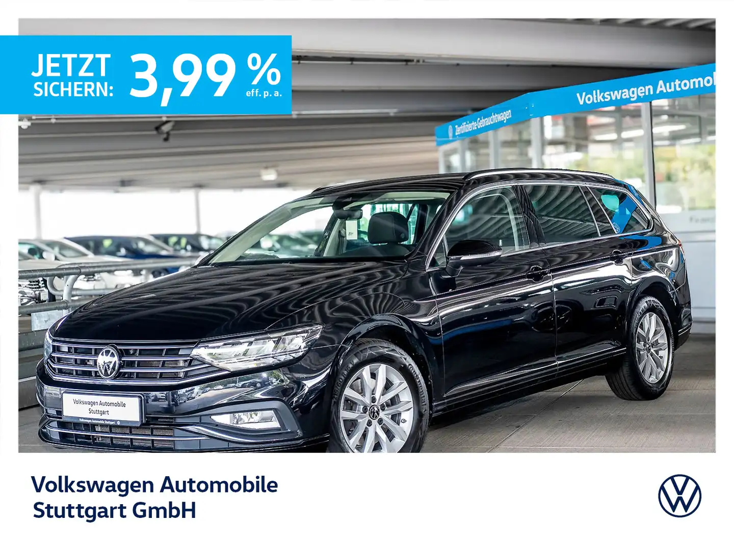 Volkswagen Passat Variant Business 2.0 TDI DSG Navi Kamera Schwarz - 1