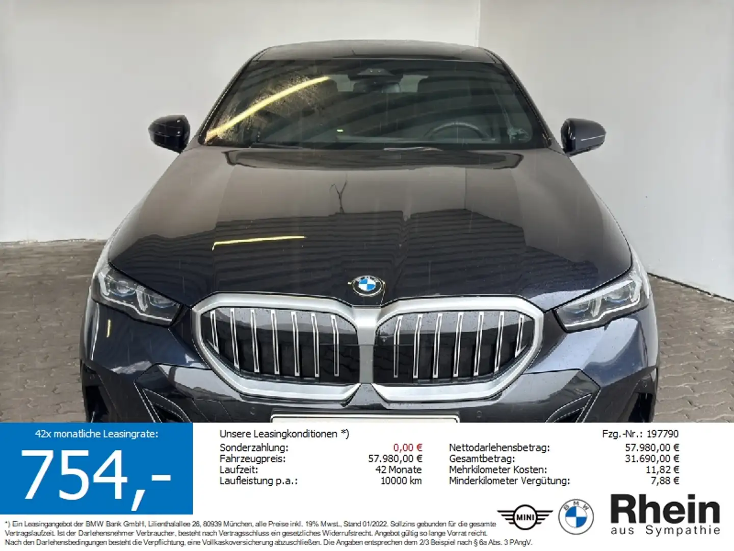 BMW 520 dA Lim. M Sport LiveCockp.Komfsz.LED.AHK.GSD. Schwarz - 1