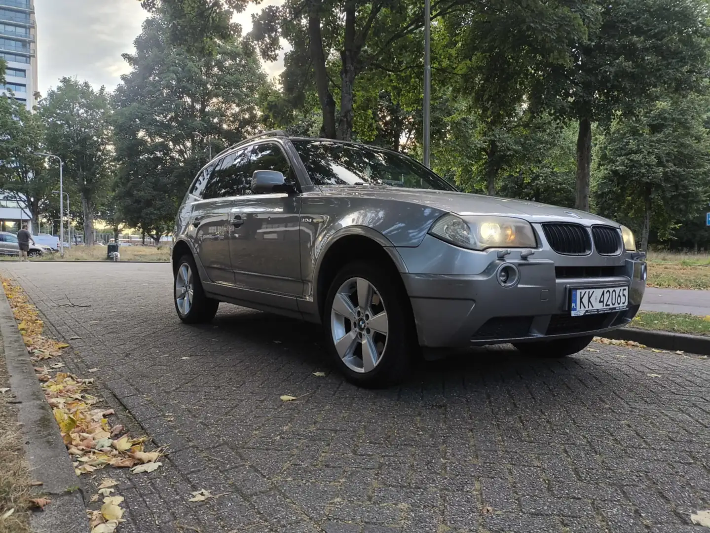 BMW X3 bmw x3 3.0d 2007 Zilver - 1