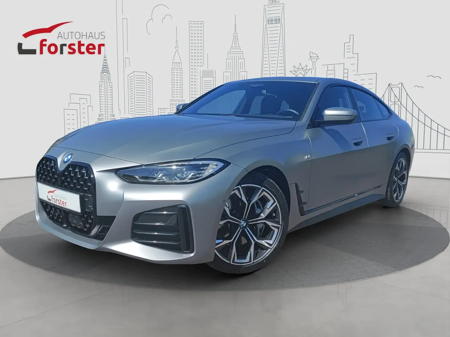 BMW 430 d xDrive M Sport Frozen Grey HUD Kamera Grau - 1