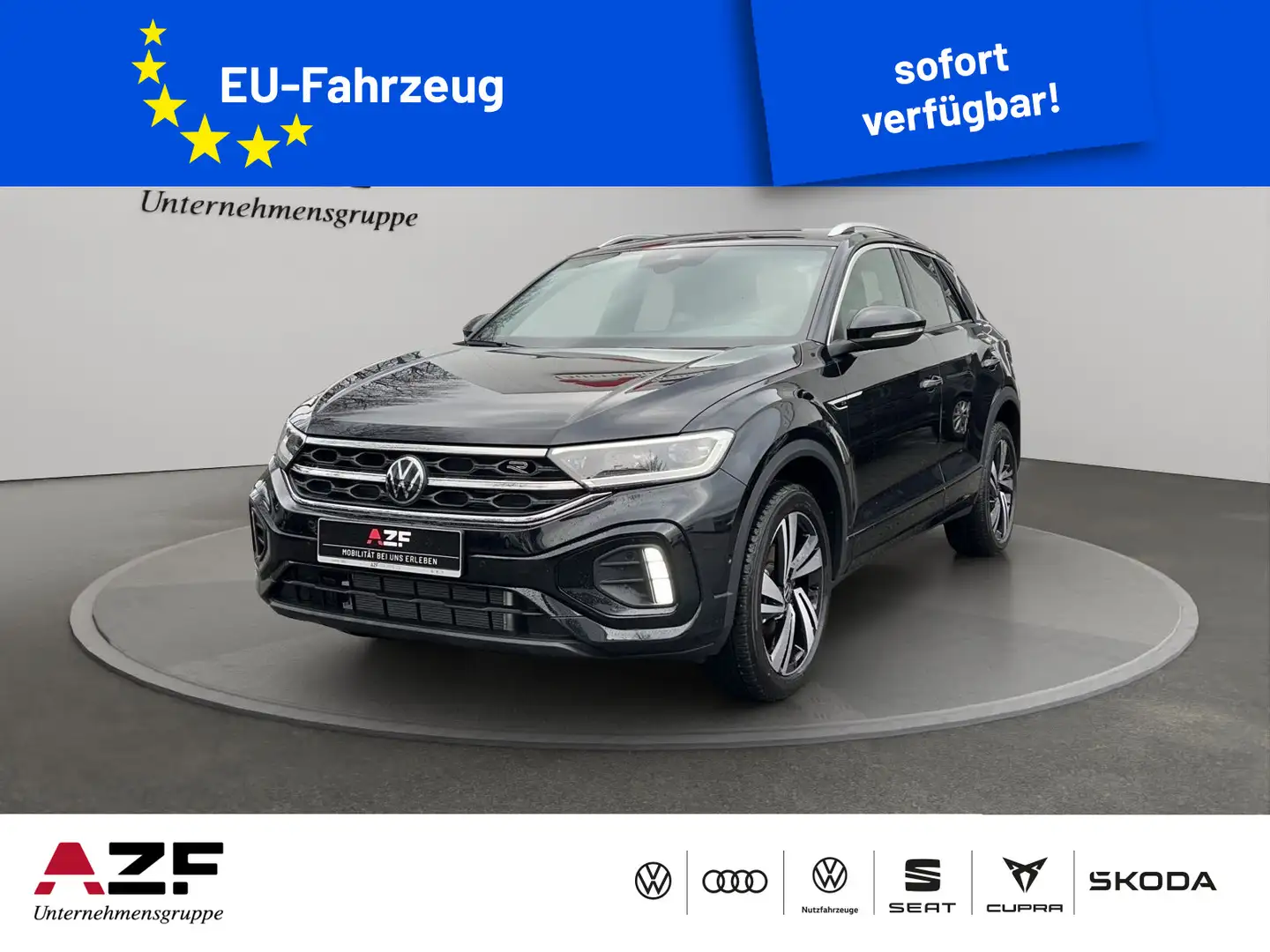 Volkswagen T-Roc R-Line 1.5 l TSI OPF 110 kW (150 PS) 7-Gan Schwarz - 1