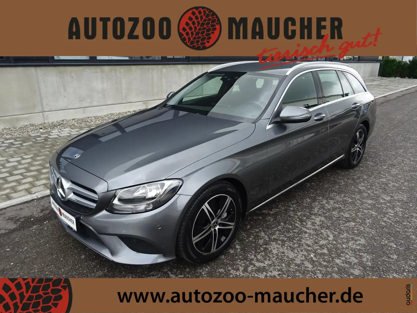 Mercedes-Benz C 220 T Avantgarde Business Navi/Standh/AHK/PDC Gris - 1