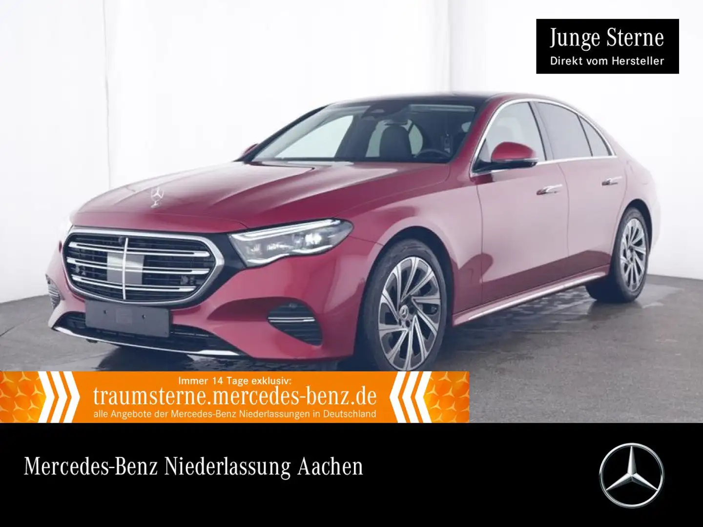 Mercedes-Benz E 300 e 360° Pano Burmester Distr. AHK Sitzklima Rood - 1