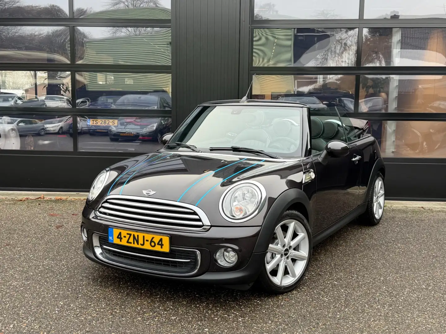 MINI Cooper Cabrio Mini 1.6 Chili HighGate Edition Leder Cruise Braun - 1