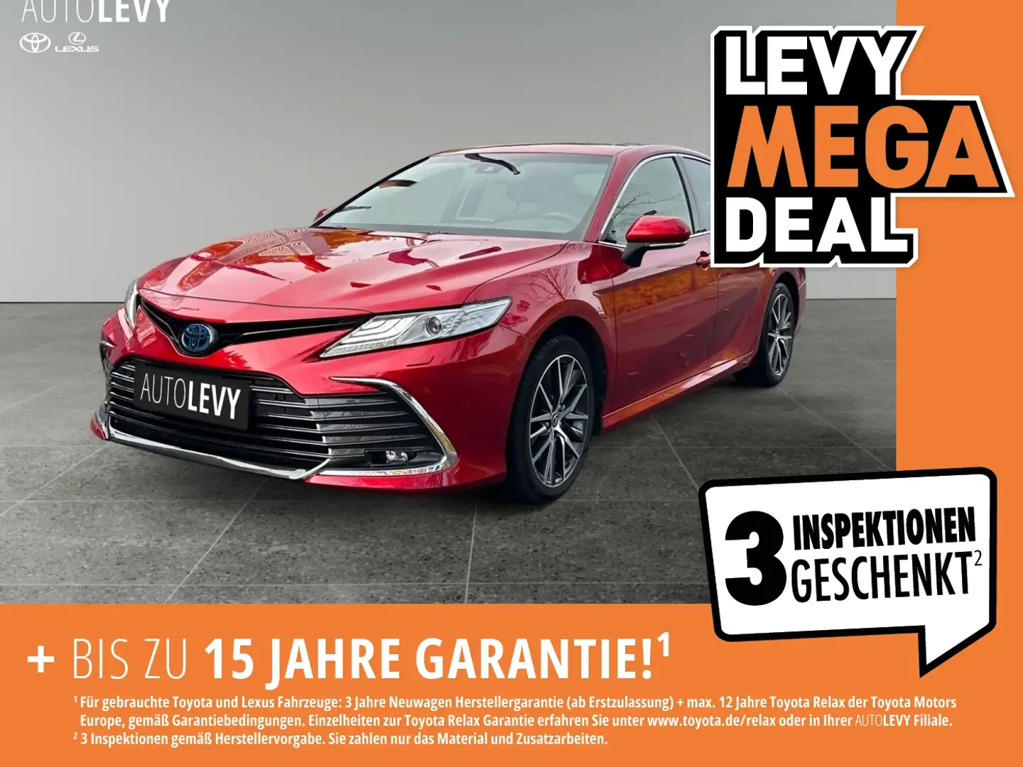 Toyota Camry 2.5 Hybrid Executive *CARPLAY&AA*NAVI*SHZ* Rood - 1