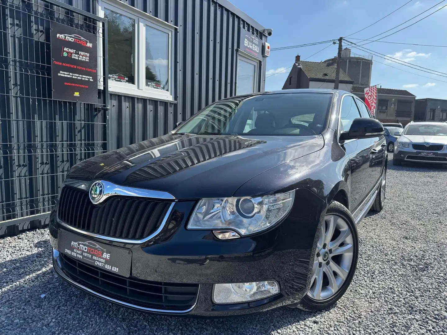 Skoda Superb 1.6 CR TDi Elegance/ Full Option / Entretien+CT OK Zwart - 1