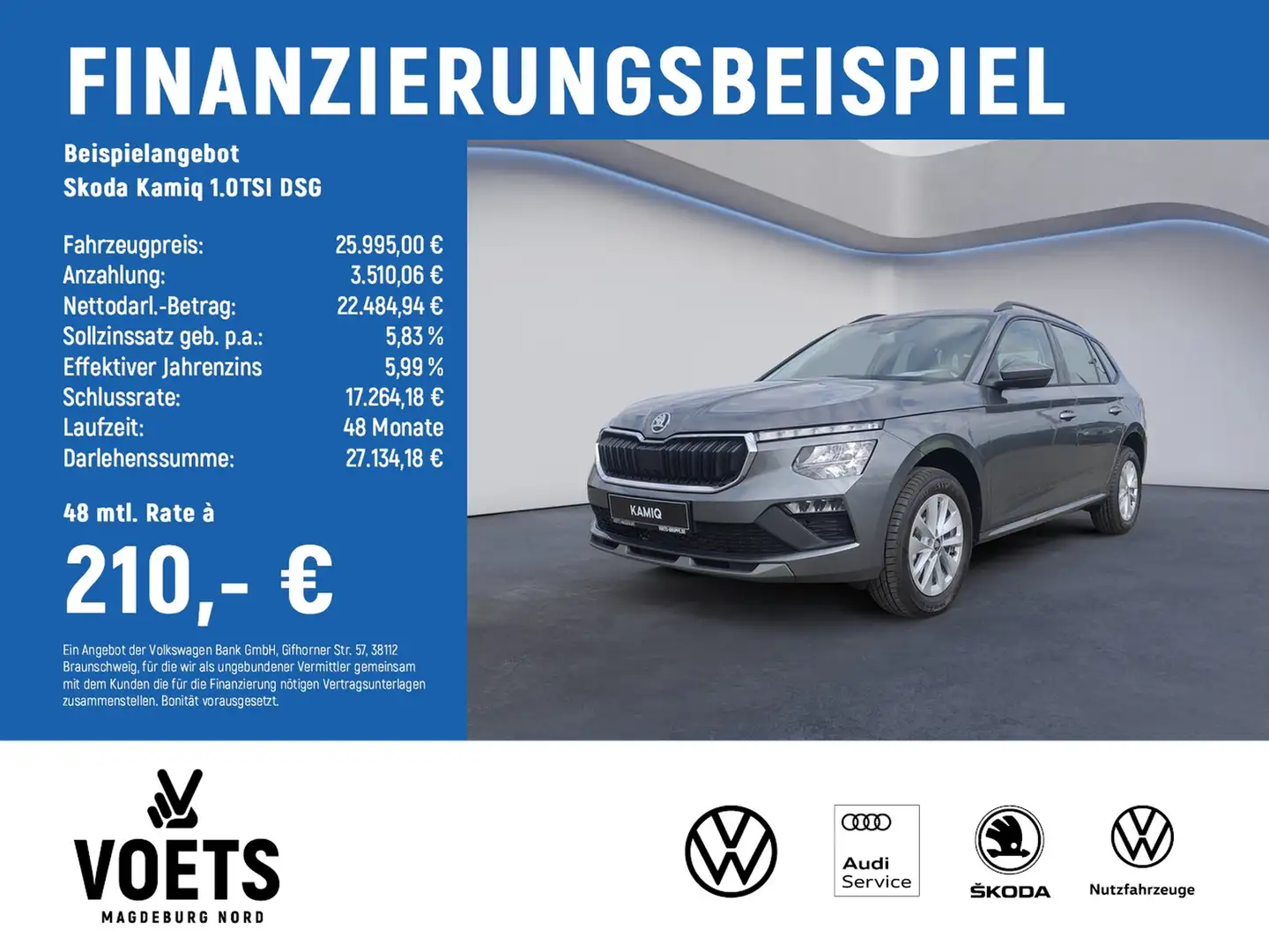 Skoda Kamiq 1.0TSI DSG Selection LED+NAVI+SHZ+DAB+ Grau - 2