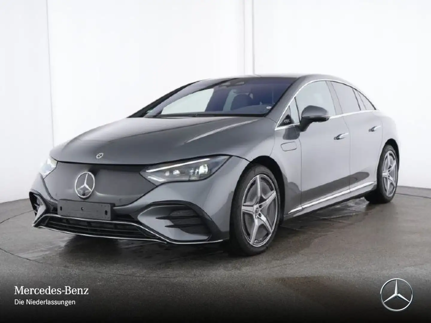 Mercedes-Benz EQE 350 4Matic AMG Fahrass 360° Pano Burmester HUD Gris - 2