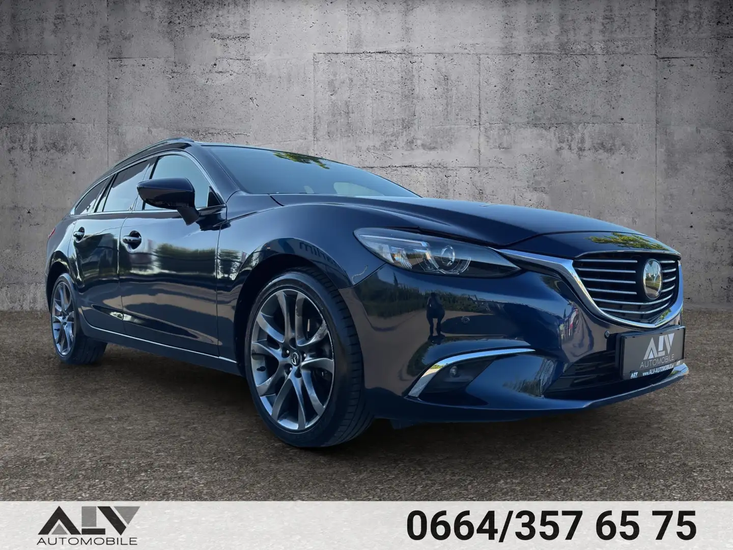 Mazda 6 Sports-Line Revolution Automatik Allrad 1.Besitz! Blau - 1