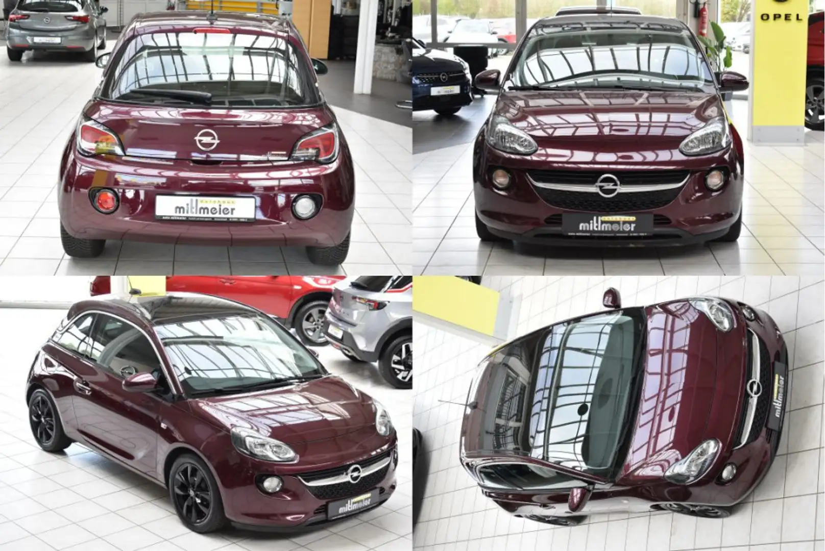 Opel Adam 1.0 85KW Glam Panoramadach SHZ Rot - 2