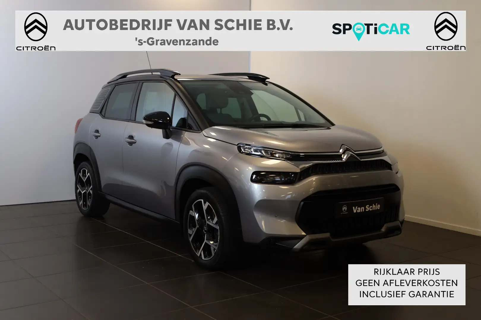 Citroen C3 Aircross PT 130 Shine Automaat-6 Camera | Carplay | Panoram Silber - 1