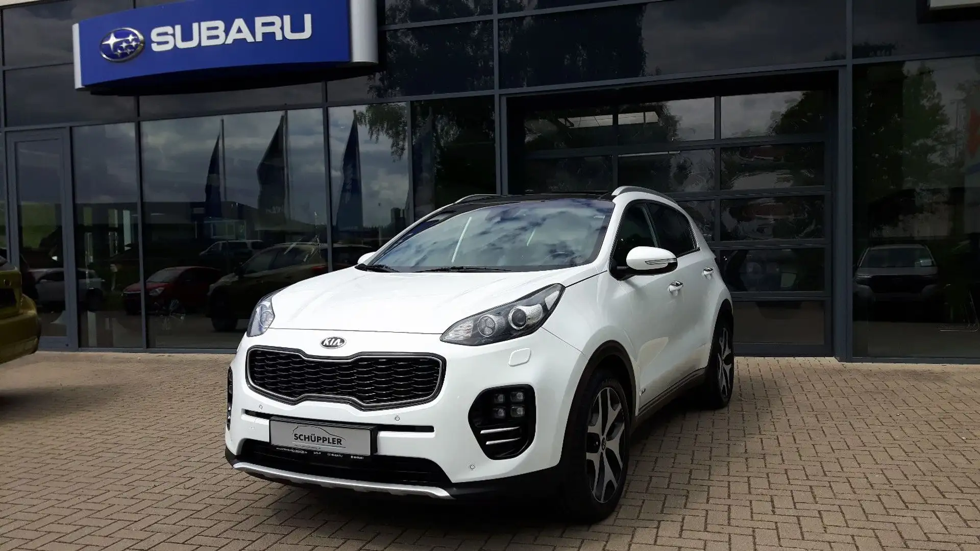 Kia Sportage 2,0D AWD GT-Line GD TECH LED AHK Blanco - 2