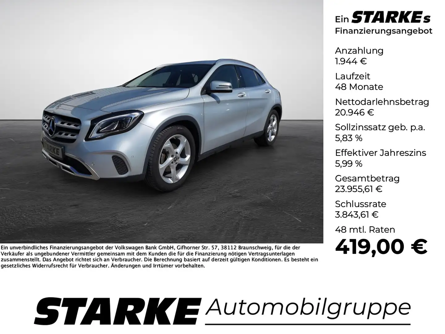 Mercedes-Benz GLA 180 Kamera Silver - 1