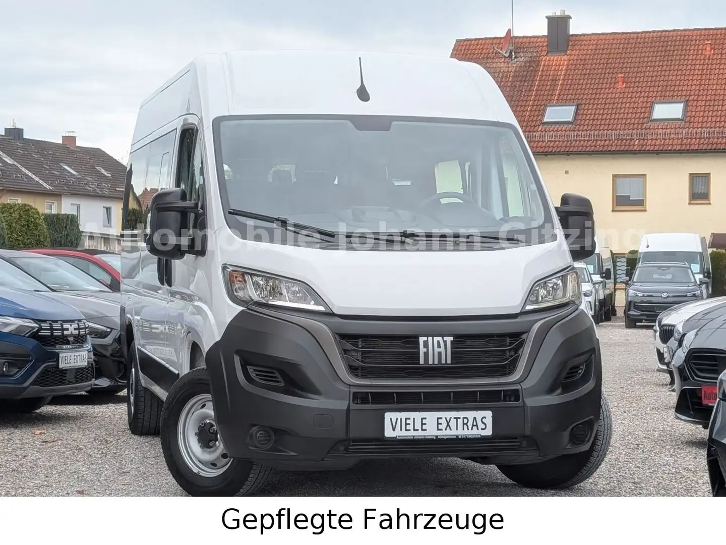 Fiat Ducato DUCATO Kombi *9-SITZER* L2H2 Kamera, Navi, Apple Weiß - 1