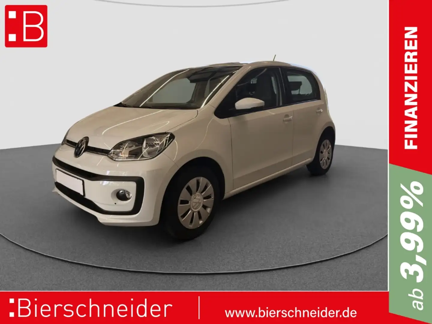 Volkswagen up! 1.0 SRE eco KAMERA SHZ DAB+ Blanc - 1