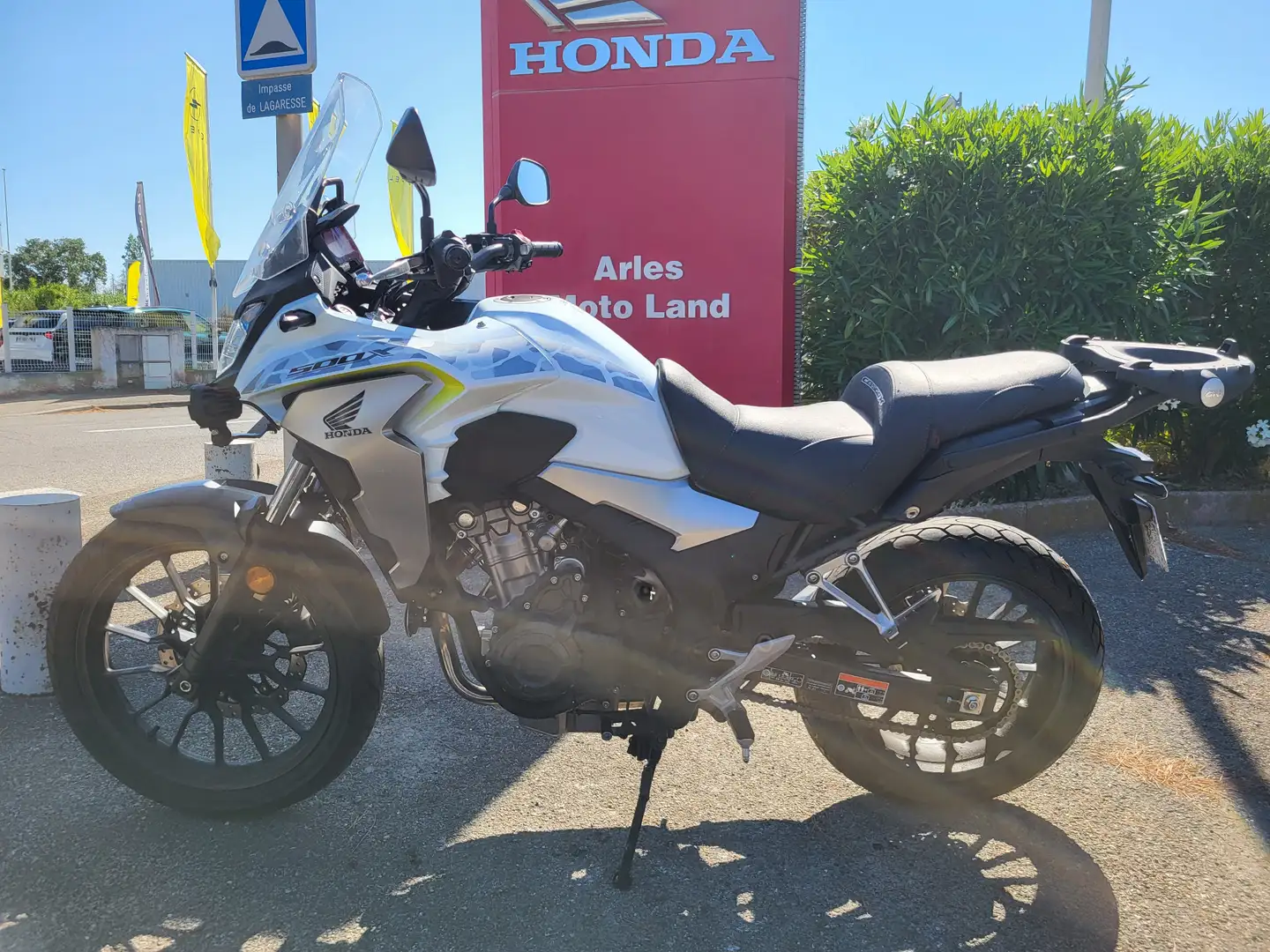 Honda CB 500 Blanc - 1