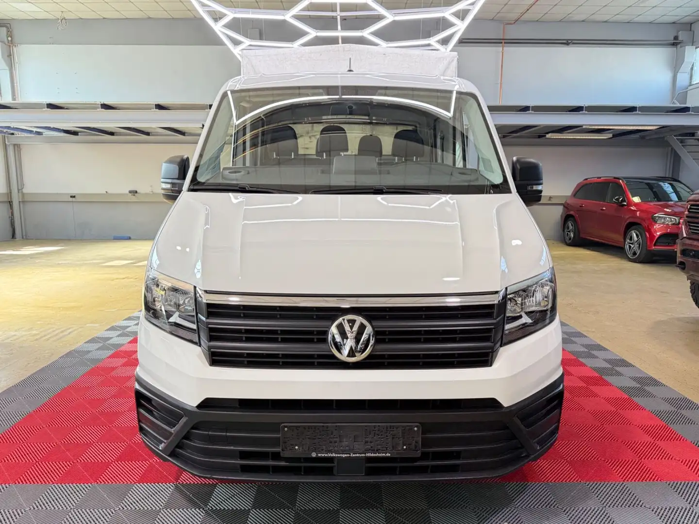 Volkswagen Crafter Pritsche 7-Sitzer DOKA Mittellang SHZ Weiß - 2