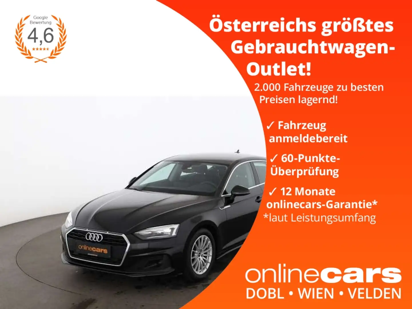 Audi A5 SB 30 TDI Business Aut LED NAVI LEDER SITZHZG Noir - 1