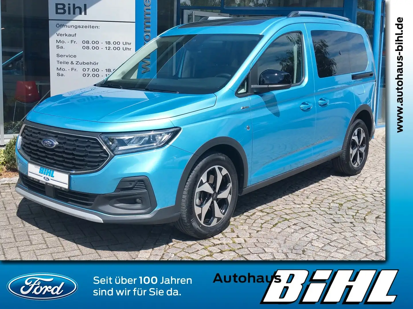 Ford Tourneo Connect Navi Kamera LED AHK abn. Glasda. Blau - 1