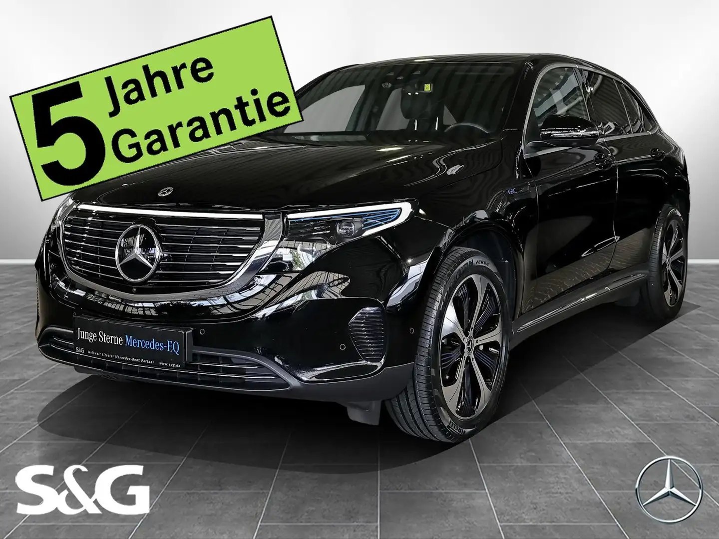 Mercedes-Benz EQC 400 4M HEAD UP+DISTRONIC+MEMORY+360°+LED+20" Schwarz - 1