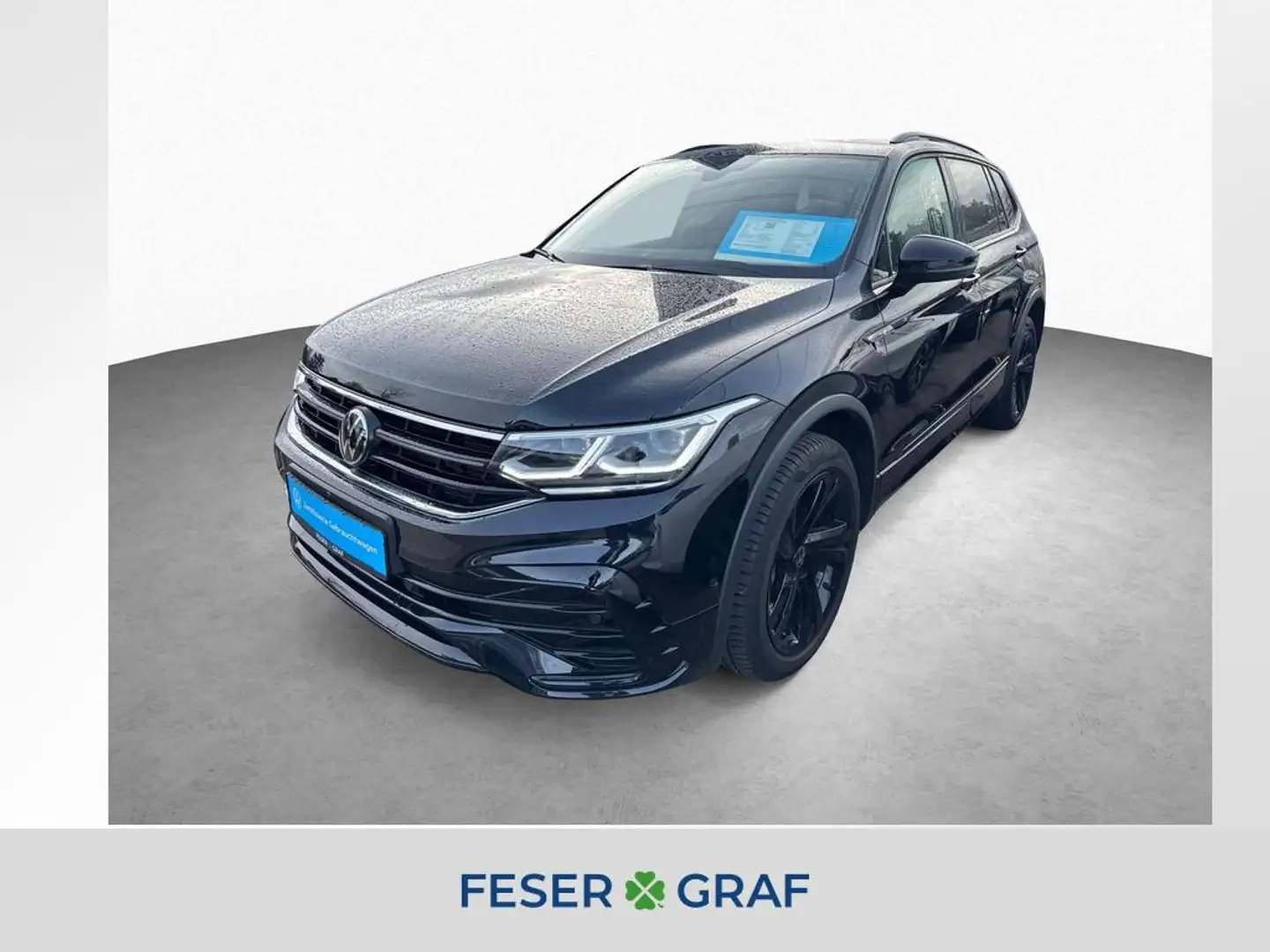 Volkswagen Tiguan Allspace 2.0 TDI R-Line 4M BLACK PANO KAM Zwart - 1