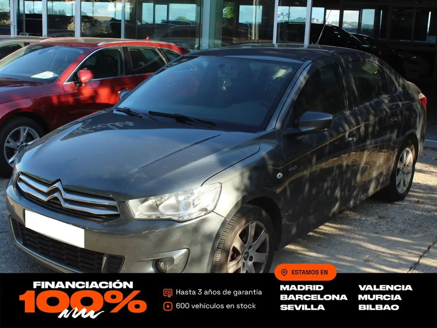 Citroen C-Elysée 1.2 PureTech Feel 82 Gris - 1