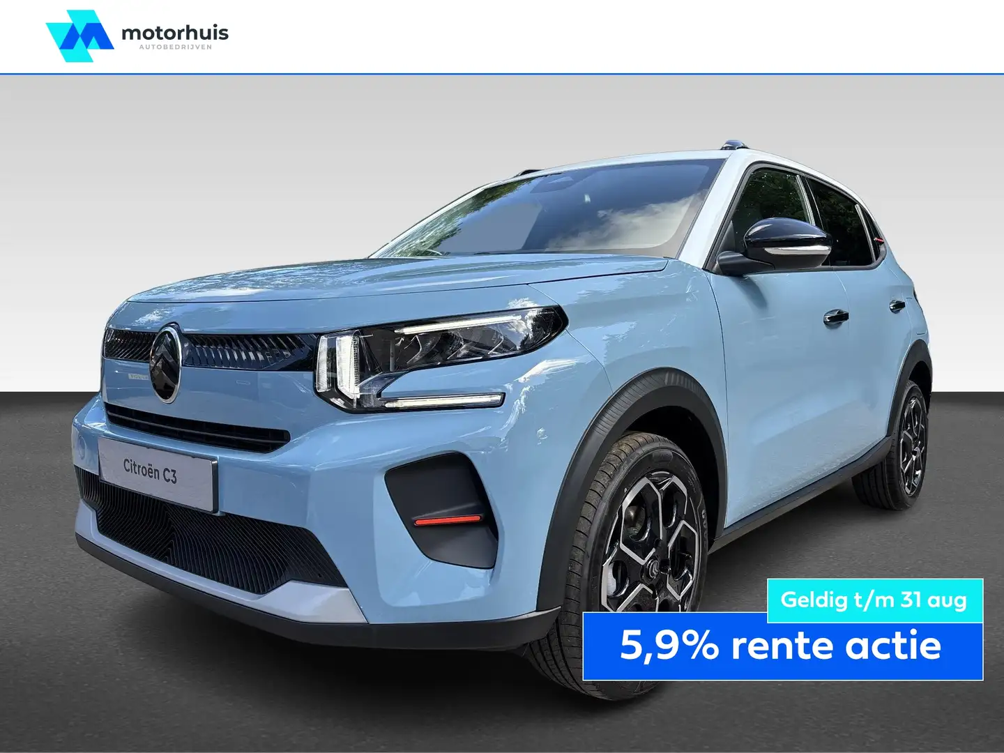 Citroen C3 1.2 Turbo 100pk Max Blauw - 1