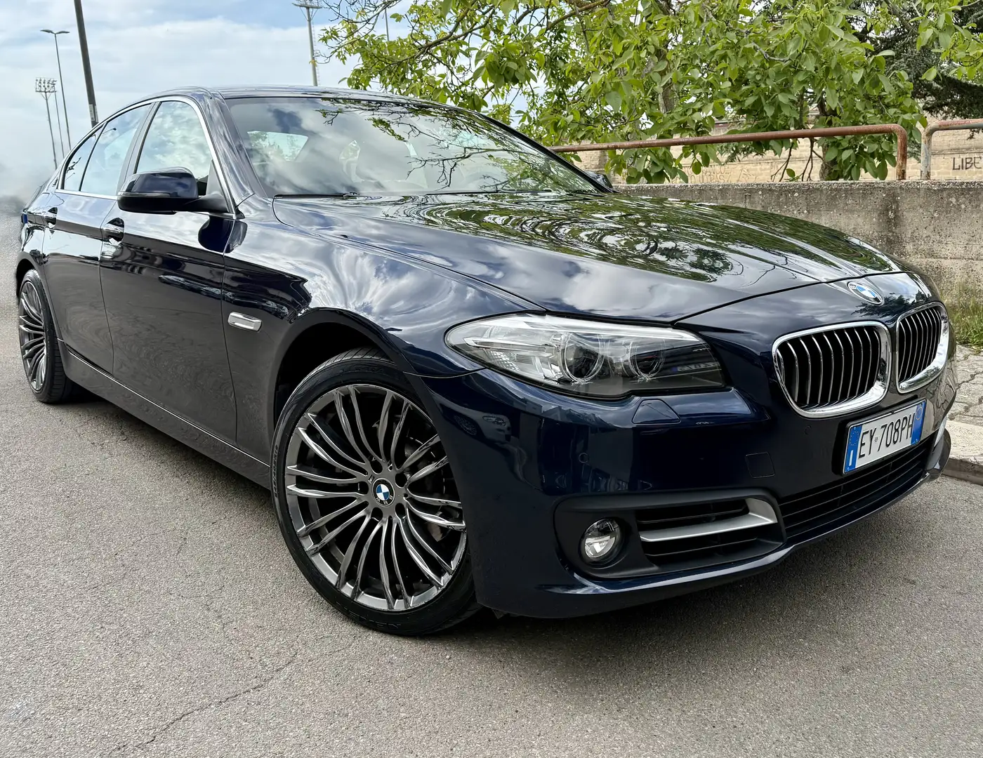 BMW 520 d Sport 190cv LED-NAVI-AUTOMATICO Blu/Azzurro - 1