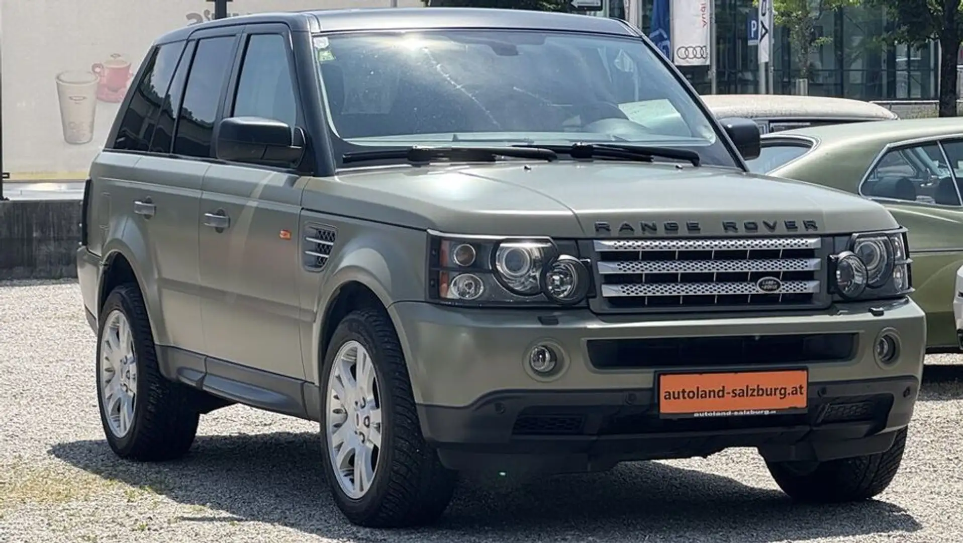 Land Rover Range Rover Sport 4,2L V8! OLIVEGRÜN MATT *8Fach* Groen - 1