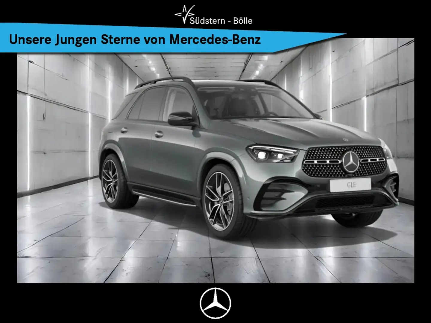 Mercedes-Benz GLE 450 d 4M AMG-ADV.PLUS+AIRM.+BURM.+STNDHZG.+ Grau - 1