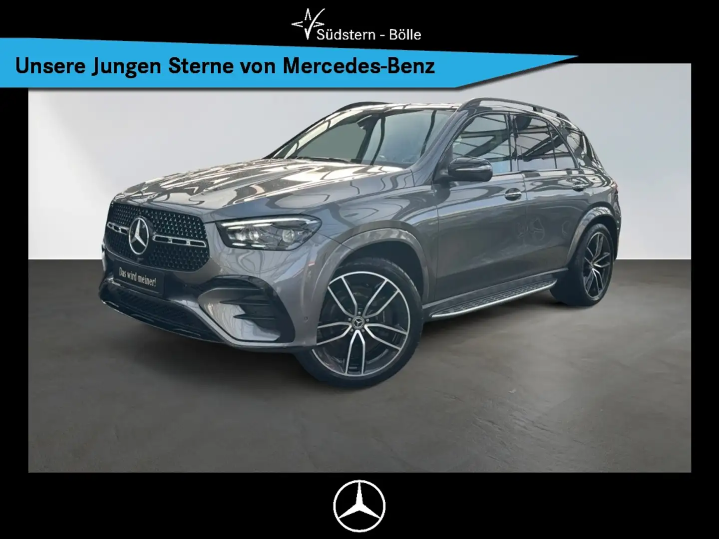 Mercedes-Benz GLE 450 d 4M AMG-ADV.PLUS+AIRM.+BURM.+STNDHZG.+ Grau - 1