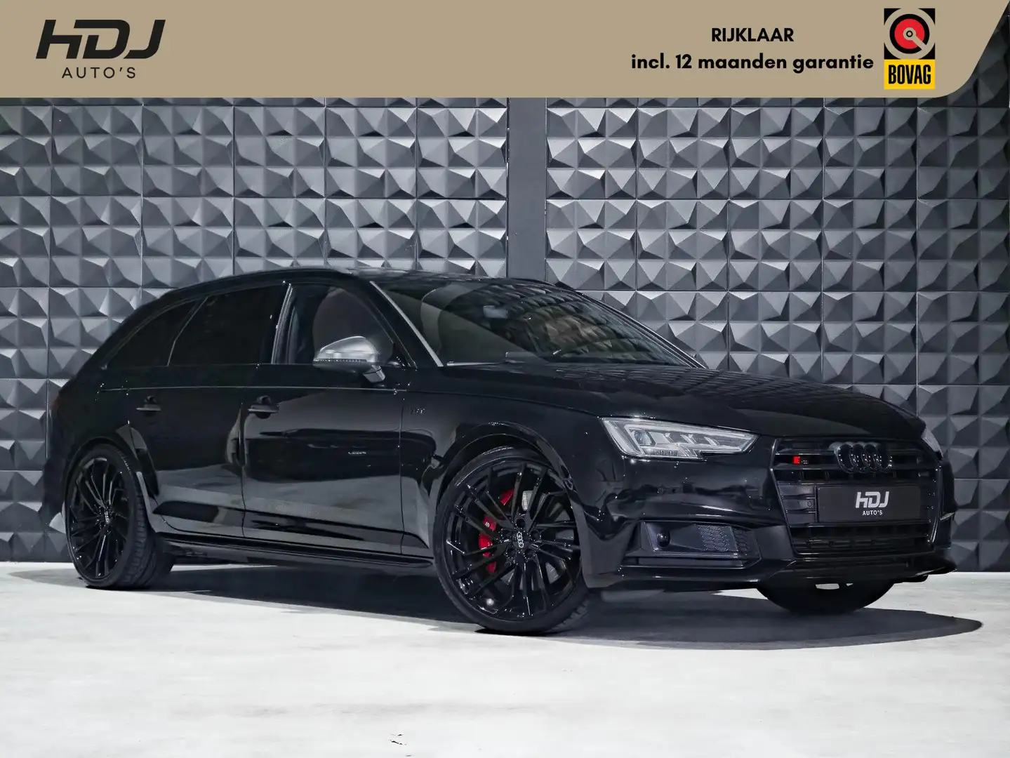 Audi S4 Avant 3.0 TFSI quattro | Pano | RS Stoel | B&O | 2 Zwart - 1
